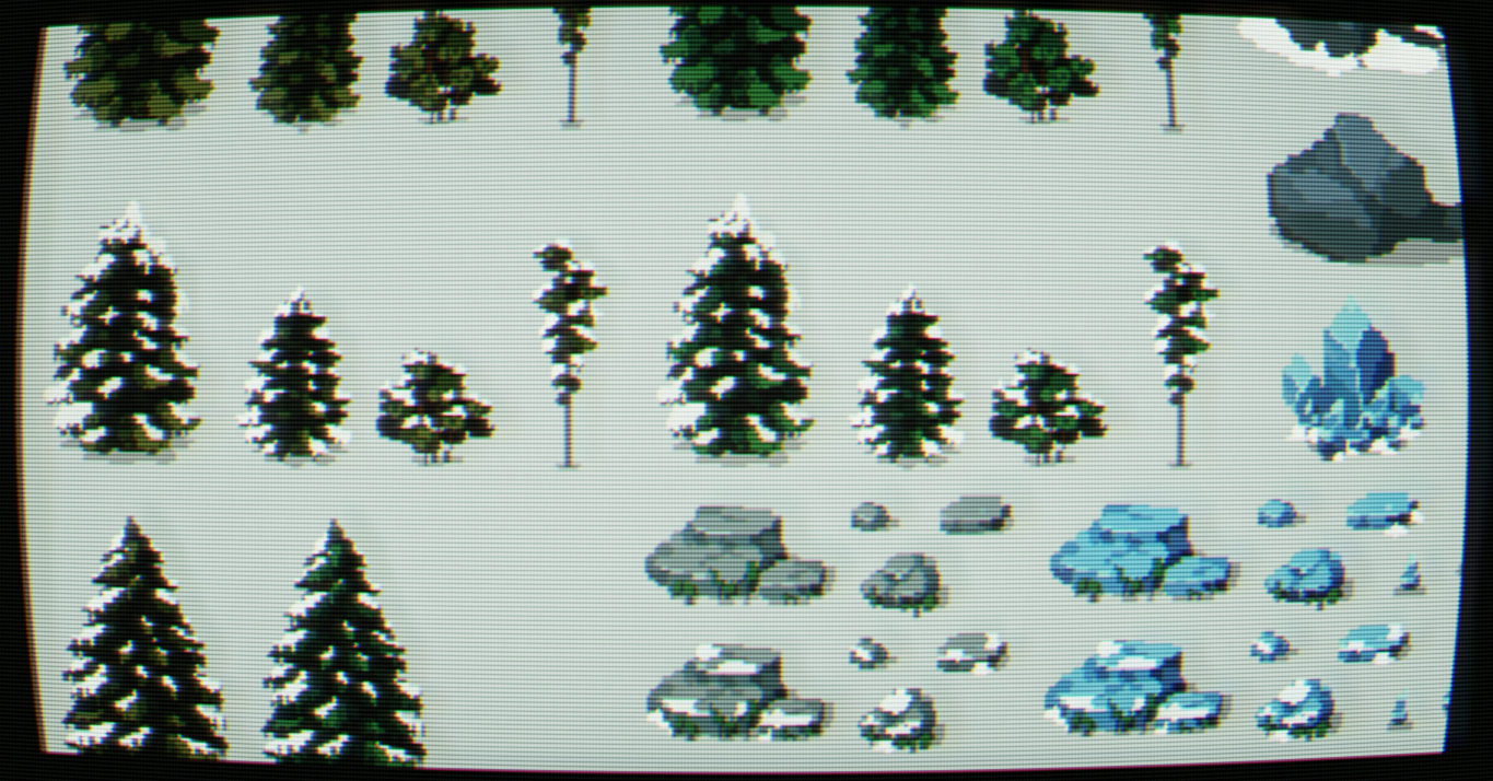 STRANDED - Winter Environment Decorations