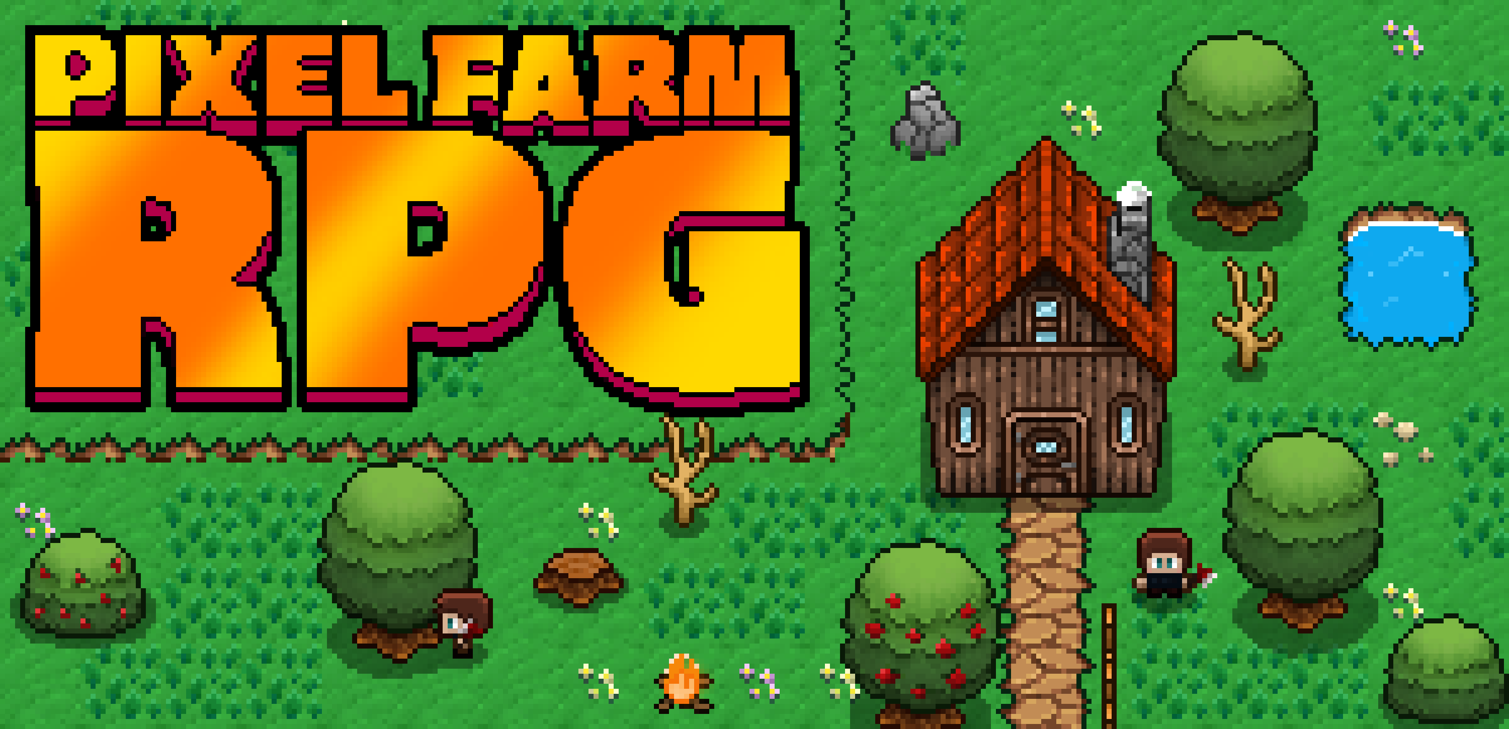Pixel Farm RPG - Top Down Pixel art Asset pack [16x16]