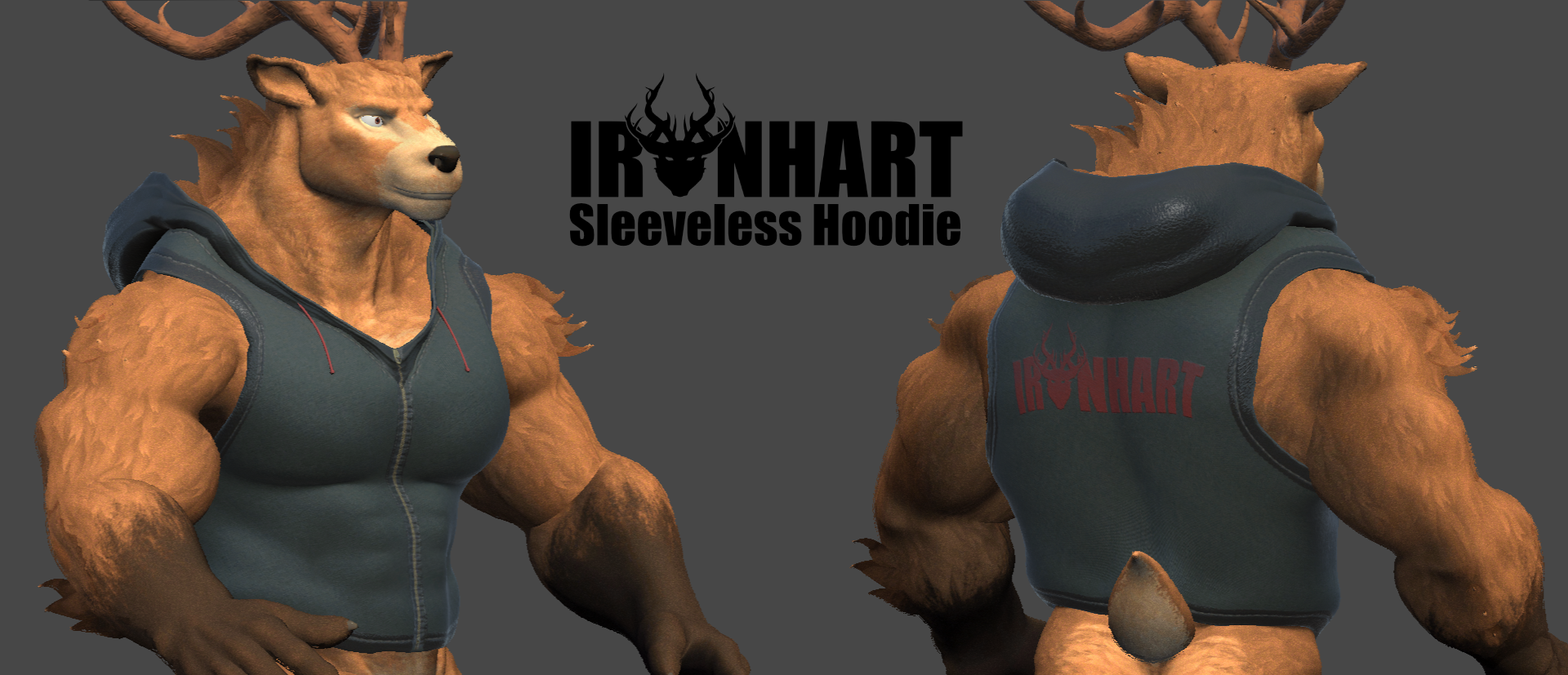 Ironhart's Sleeveless Hoodie