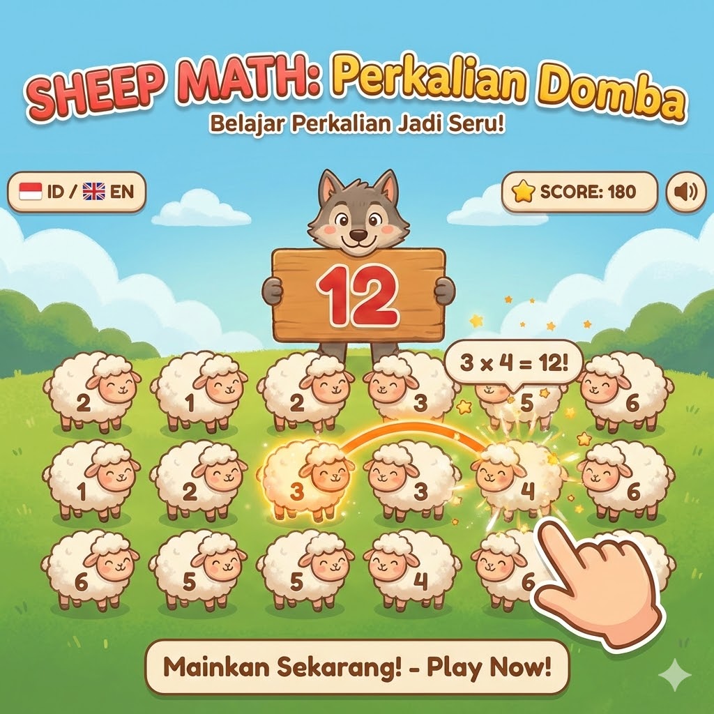 Sheep Mathi Sheep Math - Perkalian Domba by Alfarizi Ade Karlin
