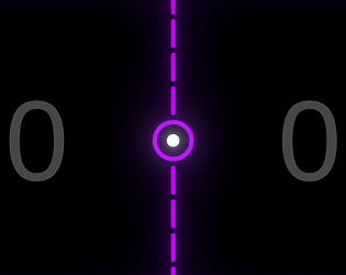 Glowing Paddle Ball game screenshot