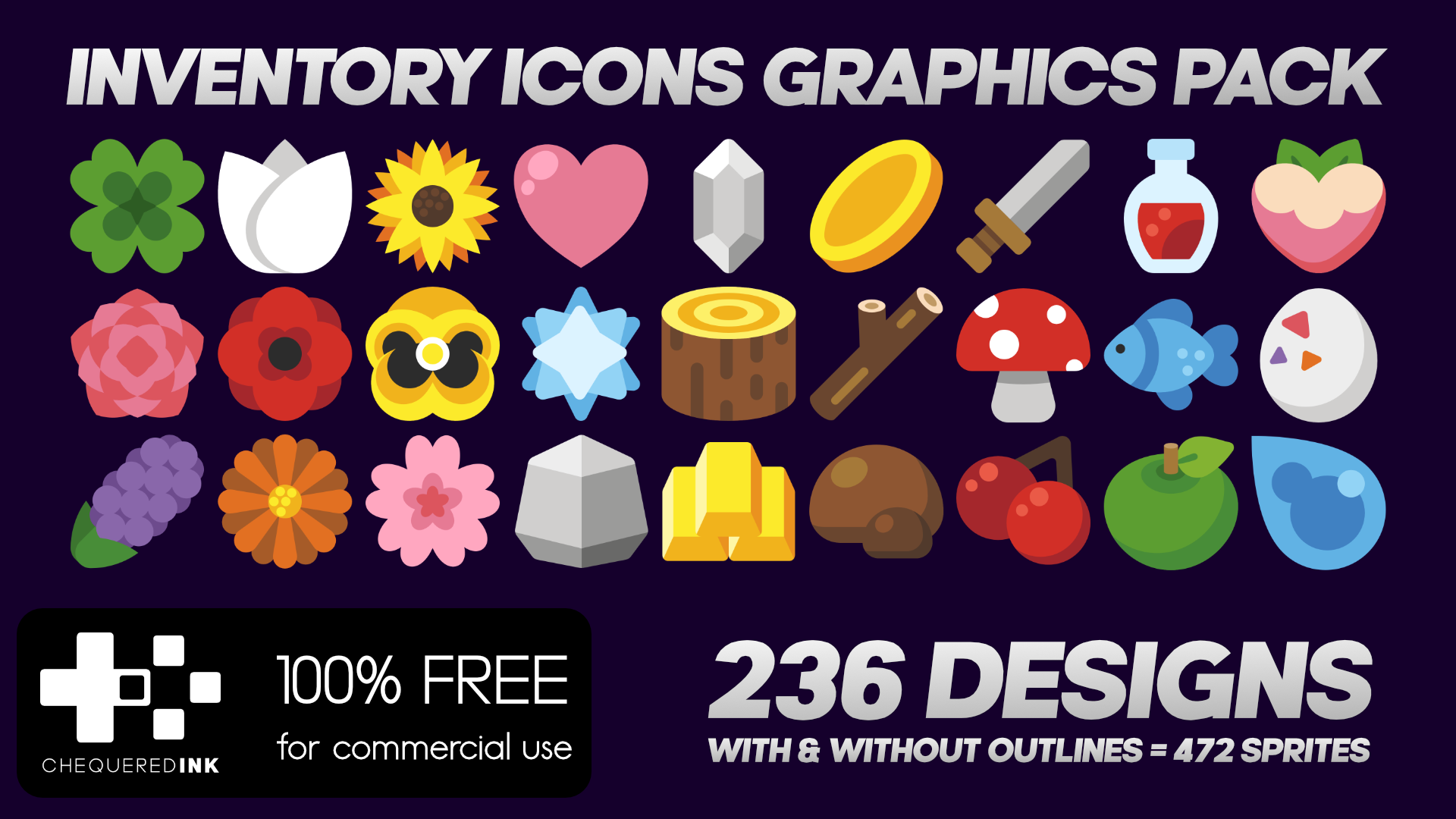 Inventory Icons Graphics Pack