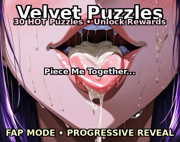 Cover art for Velvet's Puzzle Revenge, an adult visual novel by cryla