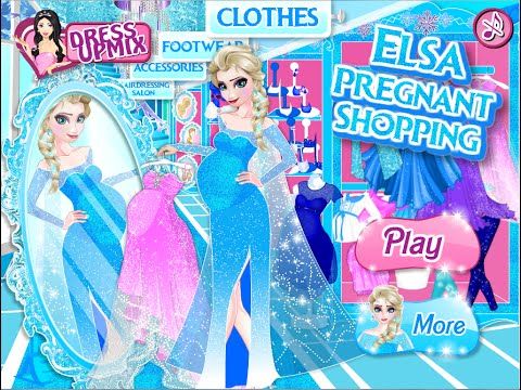 Elsa Pregnant Shopping: not only is a "real capitalist woman" because she is shopping, she is also pregnant