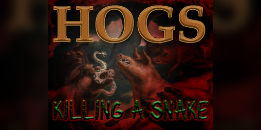 Cover image for Hogs Killing a Snake