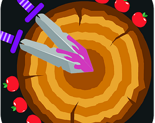 Knife Throw Log Challenge