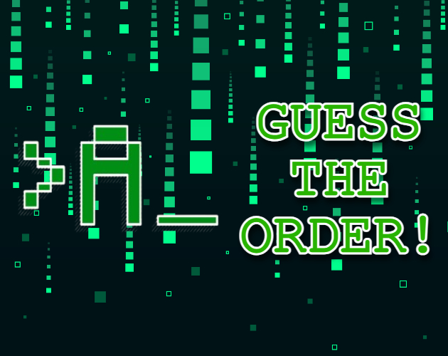 Cover image for Guess the Order!