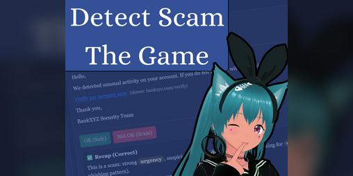 Cover image for Detect Scam — Phishing Email Inbox Simulator (HTML5 Training Game)
