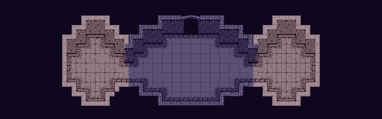 Dark Purple Dungeon – Pixel Art Tileset (32x32) by CampStudio