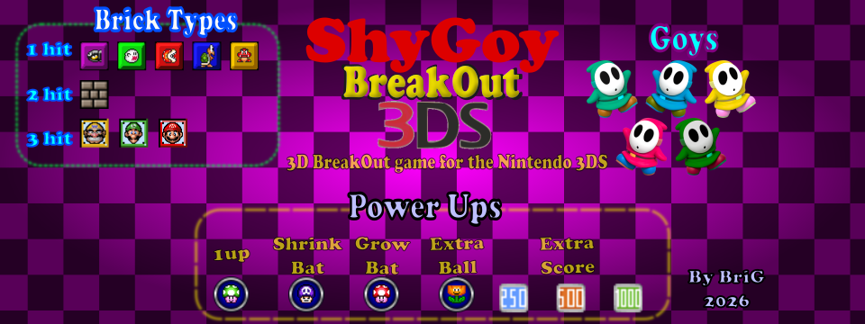 ShyGoy BreakOut 3DS