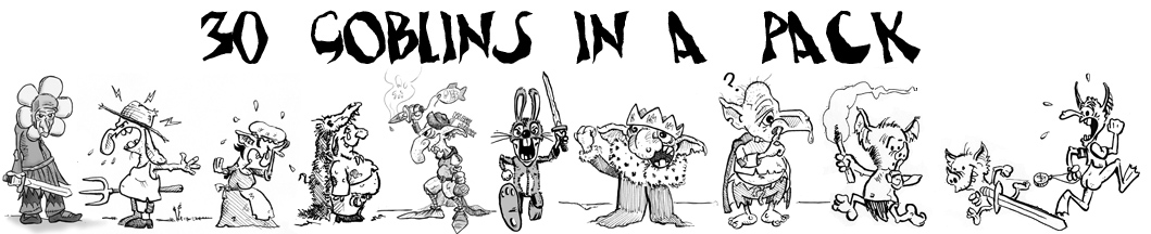 Art Pack: 30 Goblins in a pack