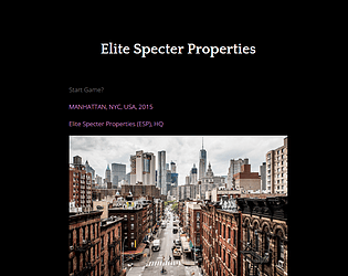 Elite Specter Properties game screenshot