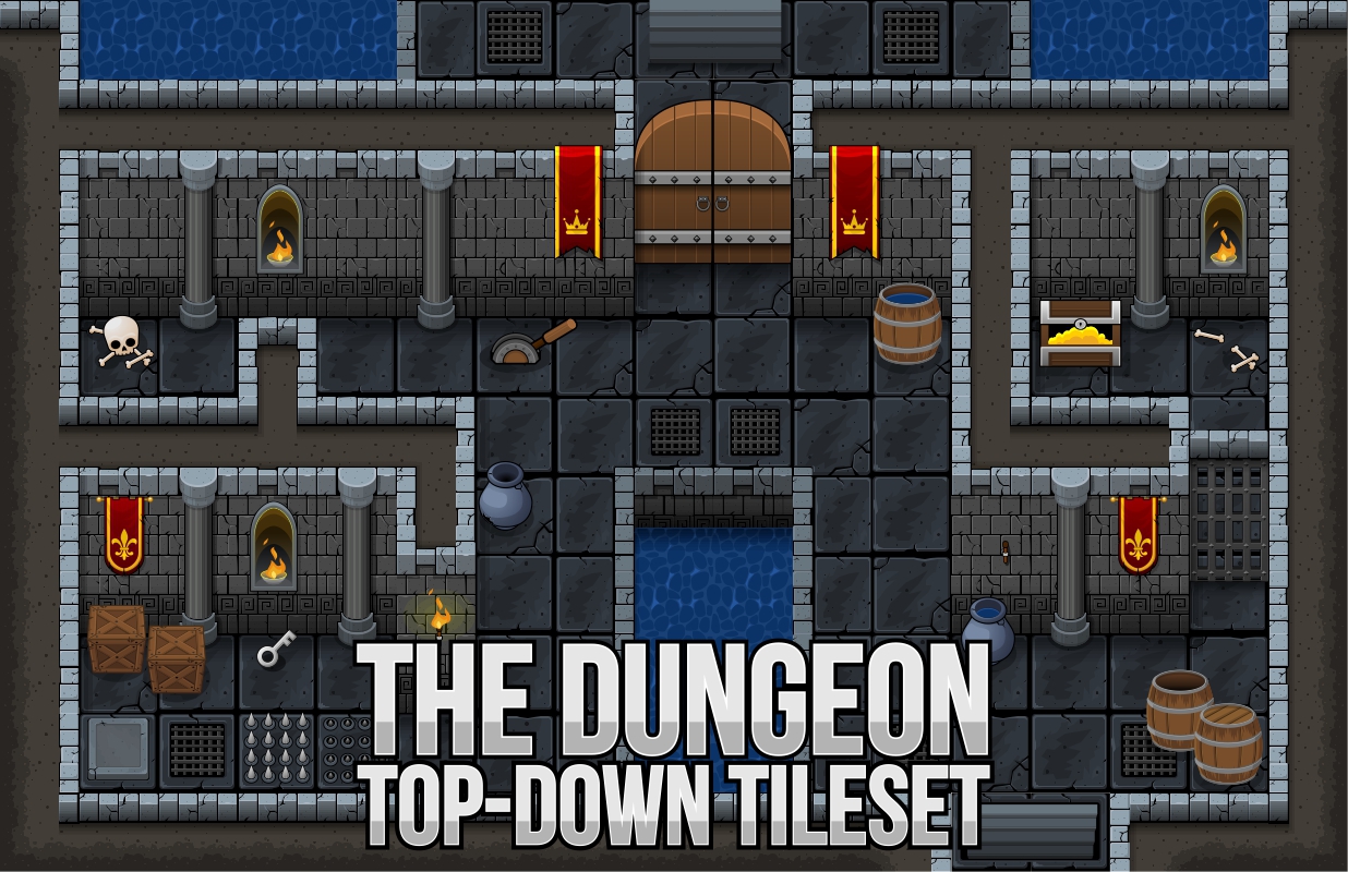 The Dungeon - Top Down Tileset