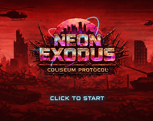 Neon Exodus game screenshot