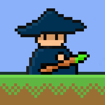 Jumping Wizard by ozalym