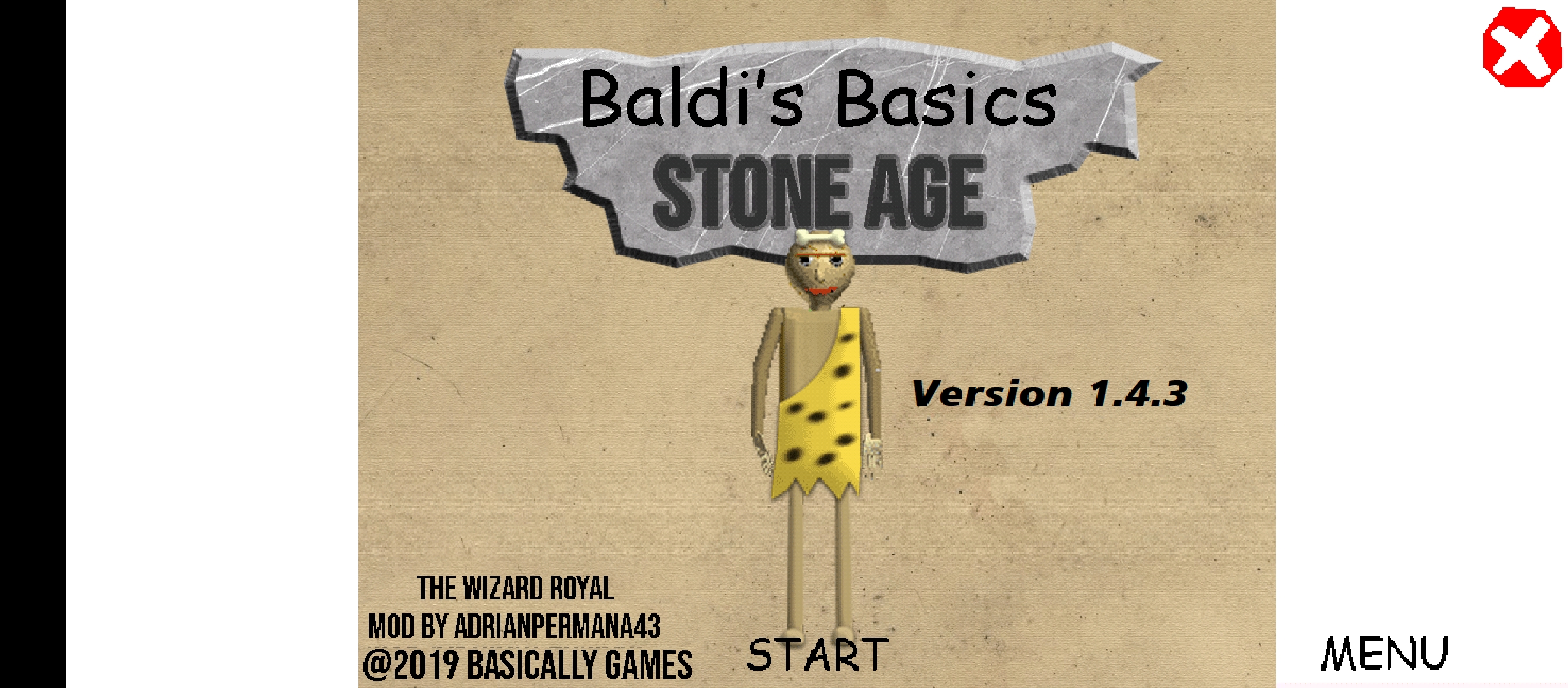 Baldi's Basics Stone Age 1.4.3 Update Android