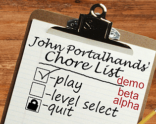 John Portalhands' Chorelist game screenshot