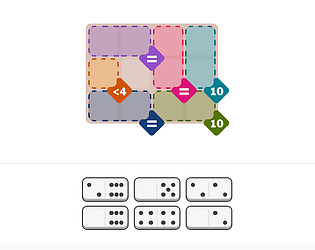 Pips Solver game screenshot