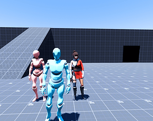 Third person with multiple Characters game screenshot
