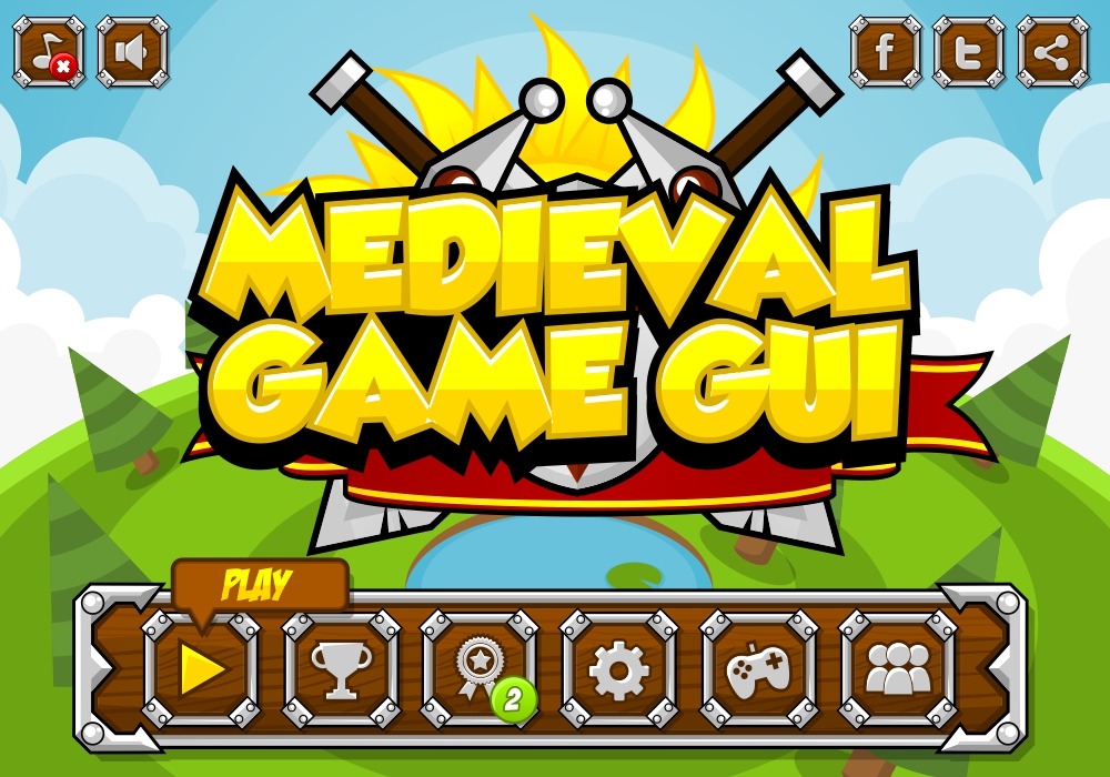 Medieval Game GUI by pzUH