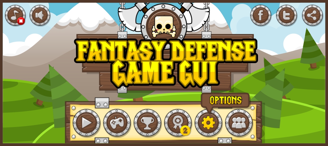 Fantasy Defense - Game GUI