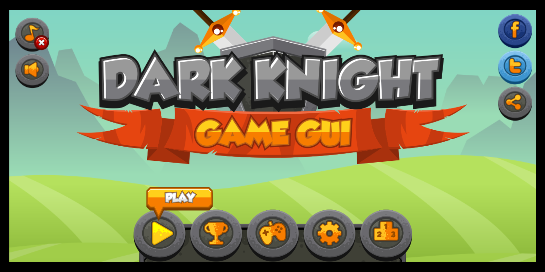 Dark Knight - Game GUI