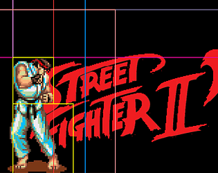 Street Fighter 2 mini clone in Allegro 4 game screenshot
