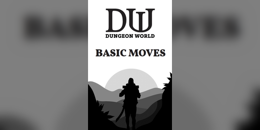 Cover image for Dungeon World Movebook