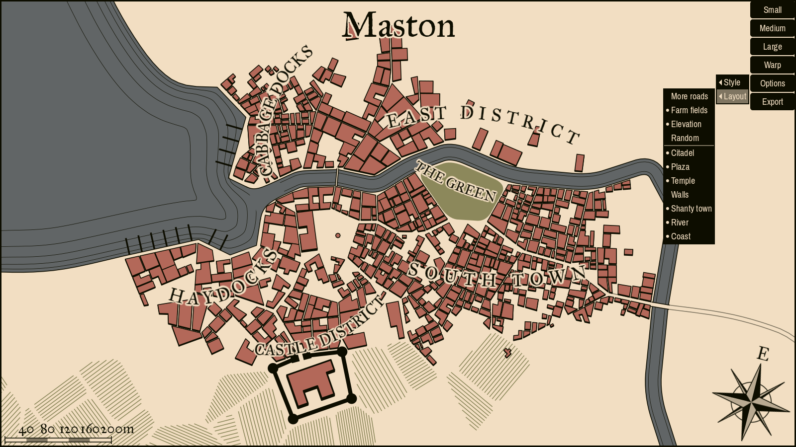 medieval fantasy city map