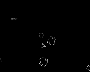 Asteroid game screenshot