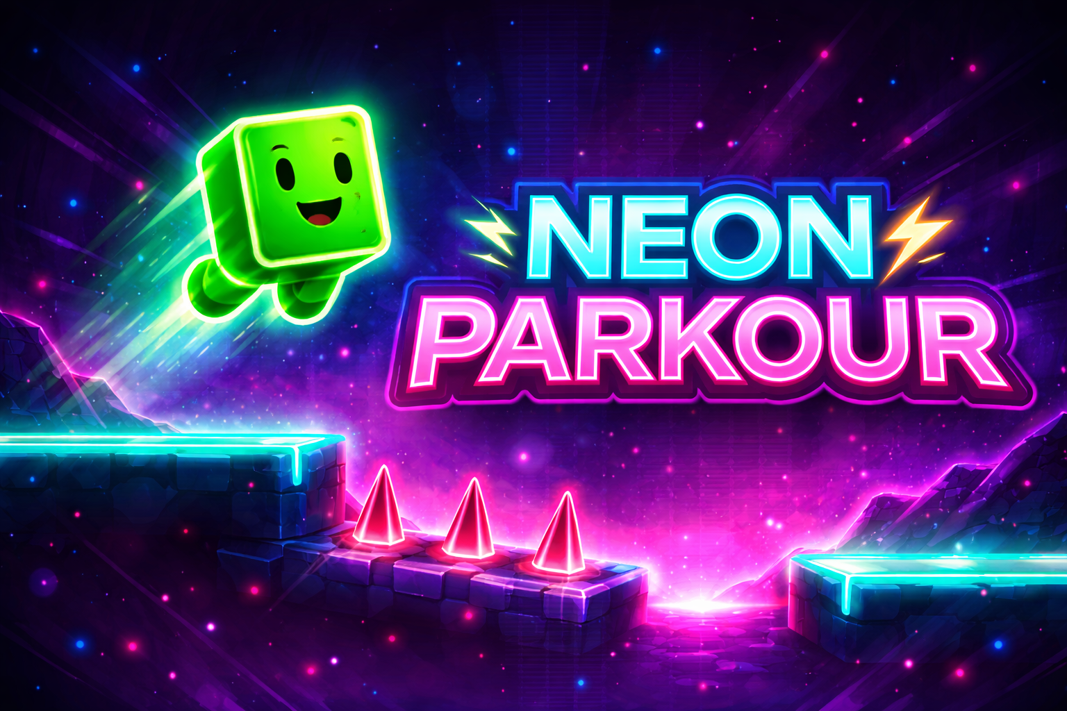 Neon Parkour by OneMind Studio