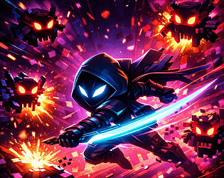 Neon Slasher game screenshot