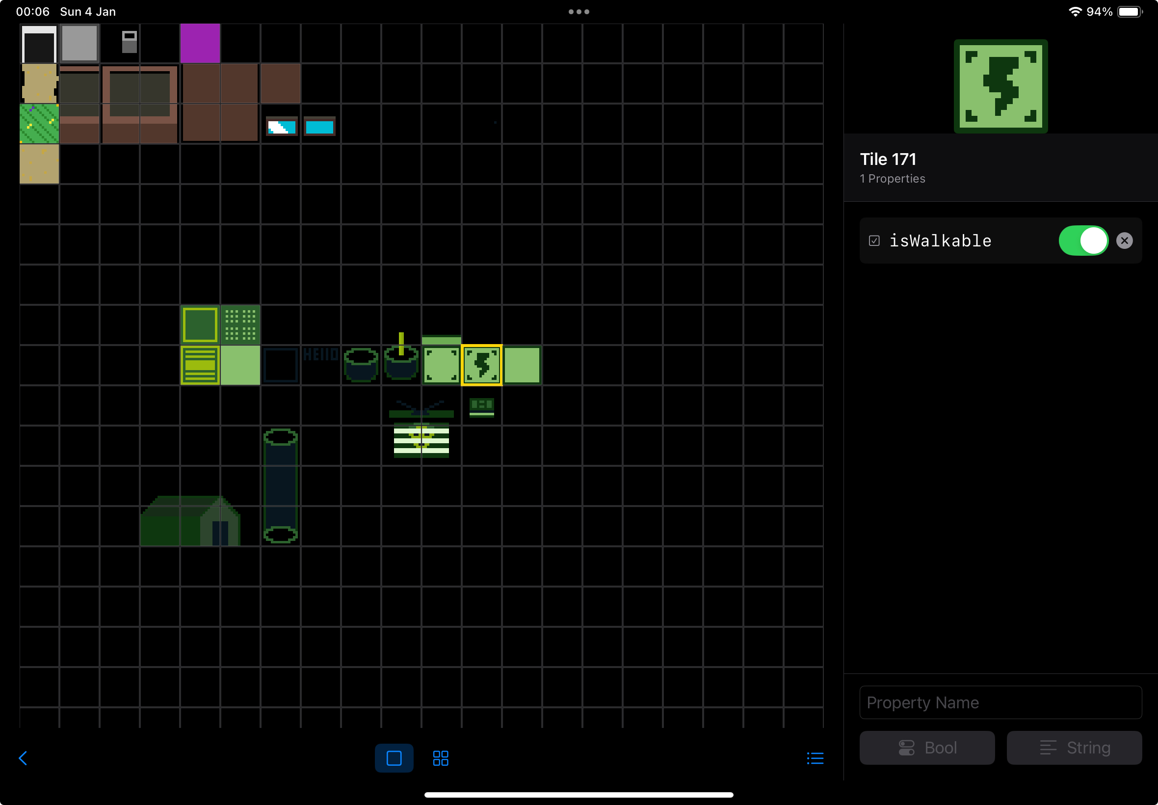 V1.7 - Class Editor! - TilePix – Pixel Art Tilemap & Level Editor for ...