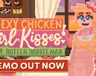 Sexy Chicken Girl Kisses Rotten Rabbit man
