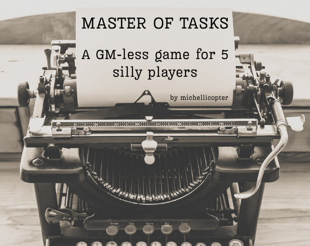 Cover image for MASTER OF TASKS