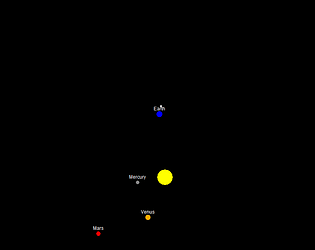solar system wiew game screenshot