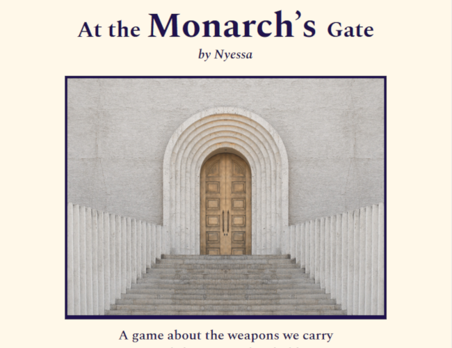 Cover image for At the Monarch's Gate