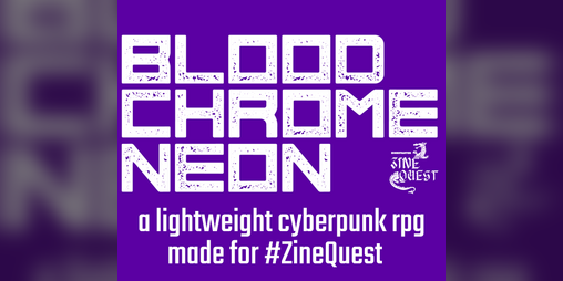 Cover image for BLOOD CHROME NEON