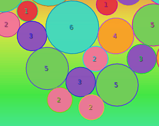rainbow merge game screenshot