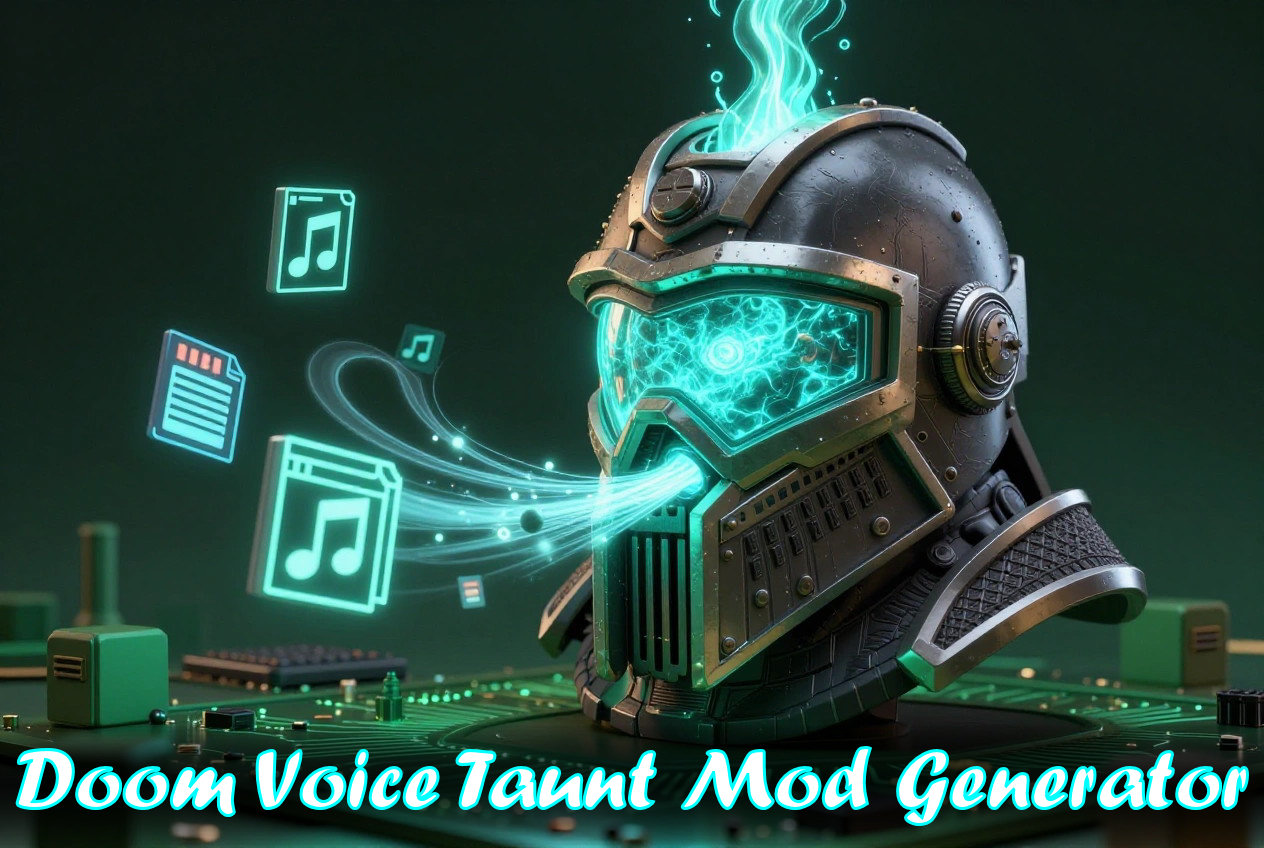 Doom Voice Taunt Mod Generator