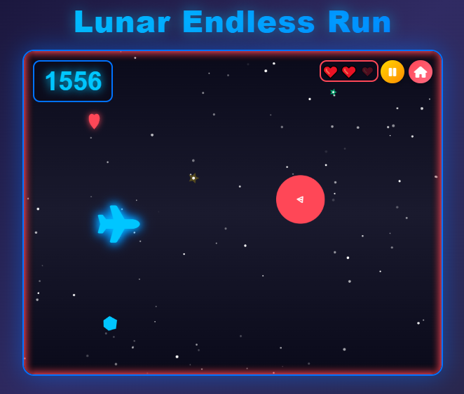 Lunar Endless Run — Action game, available on itch.io