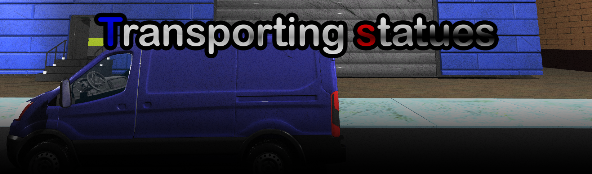 Transporting statues