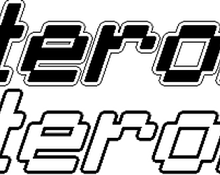 Asteroids Ripoff game screenshot