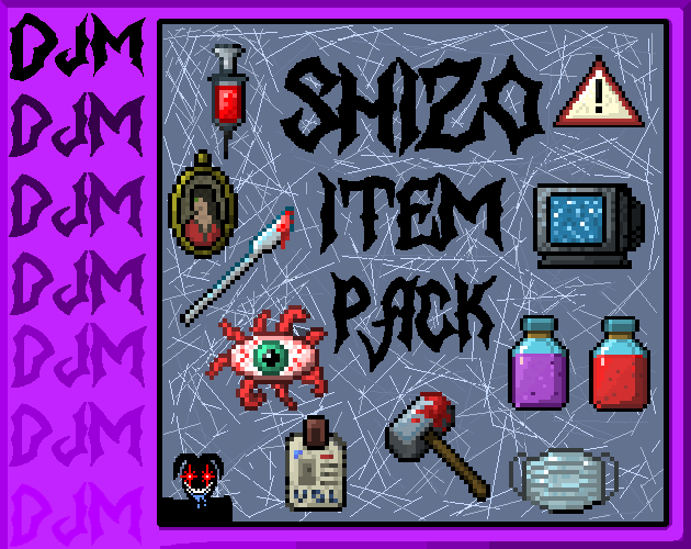 Shizo Rails Shizo Item Pack - Pixel art items & icons for RPG/Horror/Survival by ...