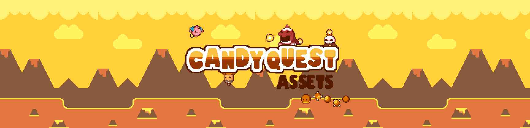 Candy Quest : Hot Caramel Vulcano Assets
