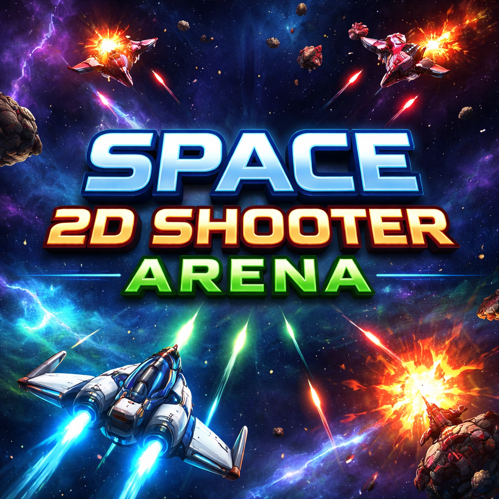 Space 2D Shooter Arena — Action game, available on itch.io