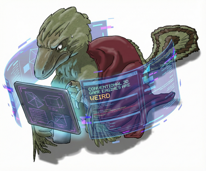 A raptor's opinion on humanity's tech - itch.io