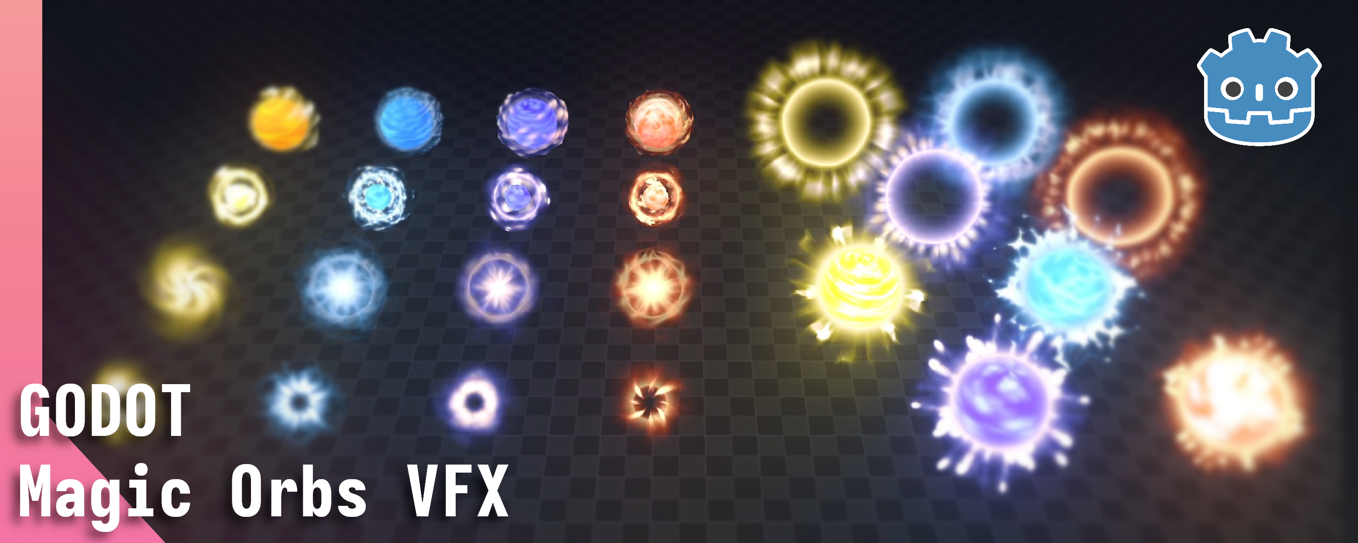 Binbun Godot 3D Magic Orbs VFX Pack