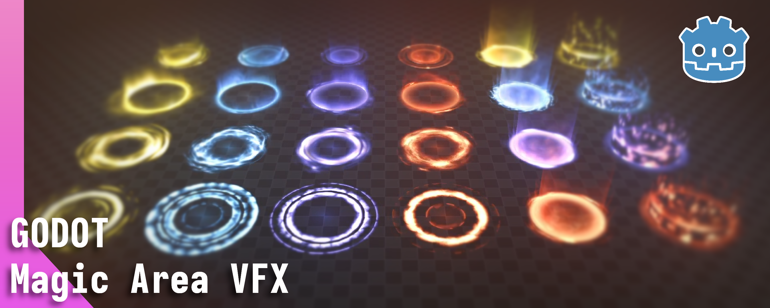 Binbun 3D Godot Magic Area VFX