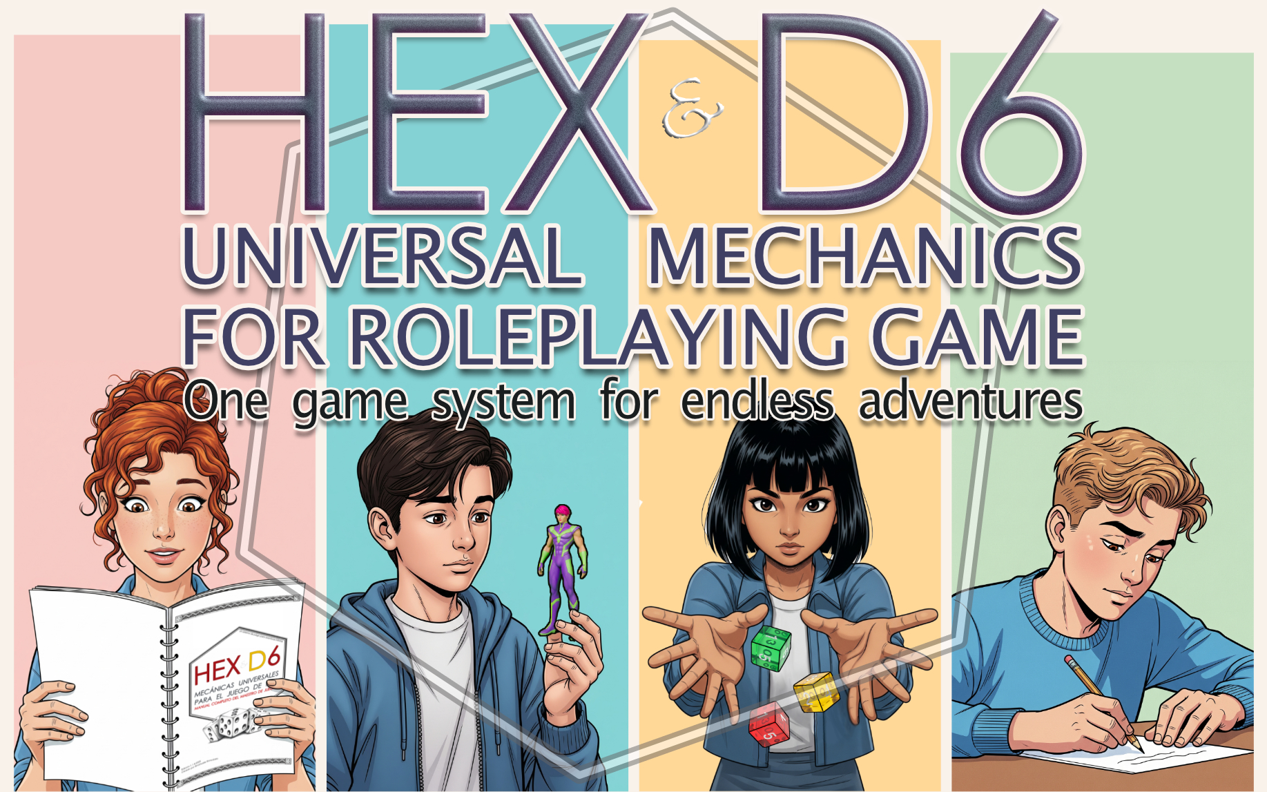 HEX D6 - The universal game system. ENG